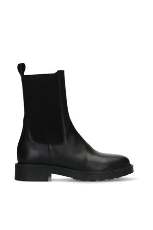 leren chelsea boots zwart