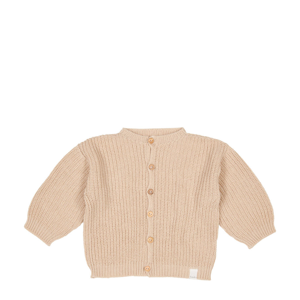 Kiki Gebreid Vest Oatmeal