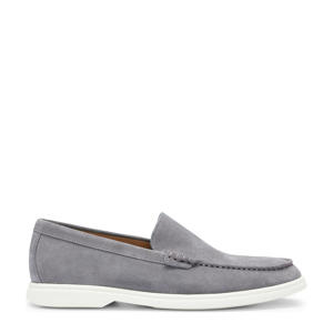 Sienne  suède loafers grijs