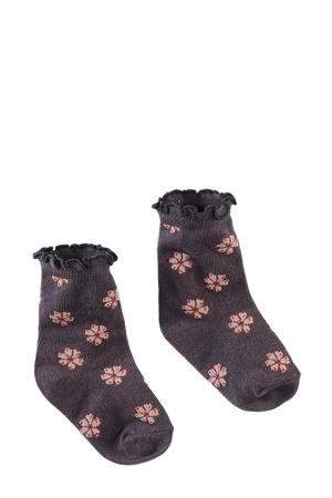 sokken Janga grijs/roze