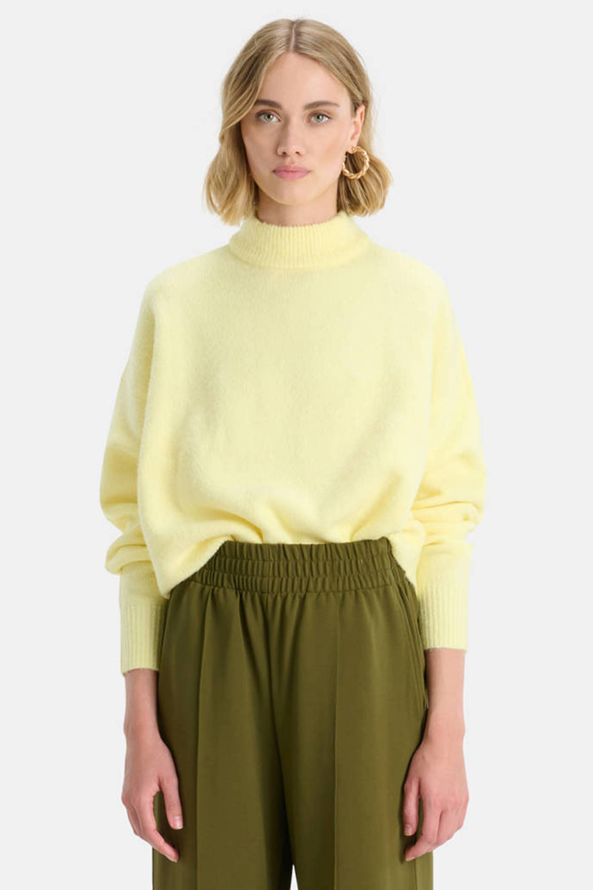 Kleding Dameskleding Sweaters Pullovers Gele Kabels Trui Angora 