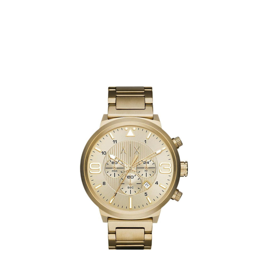 Armani Exchange horloge AX1368 Emporio Armani goudkleurig