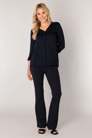 blousetop donkerblauw