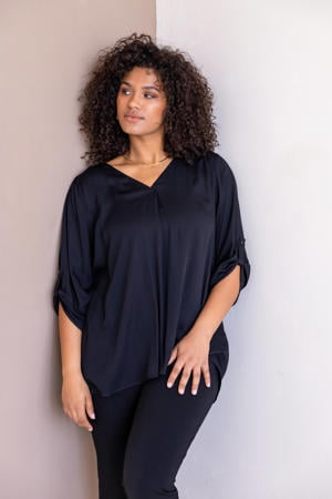 blouse donkerblauw