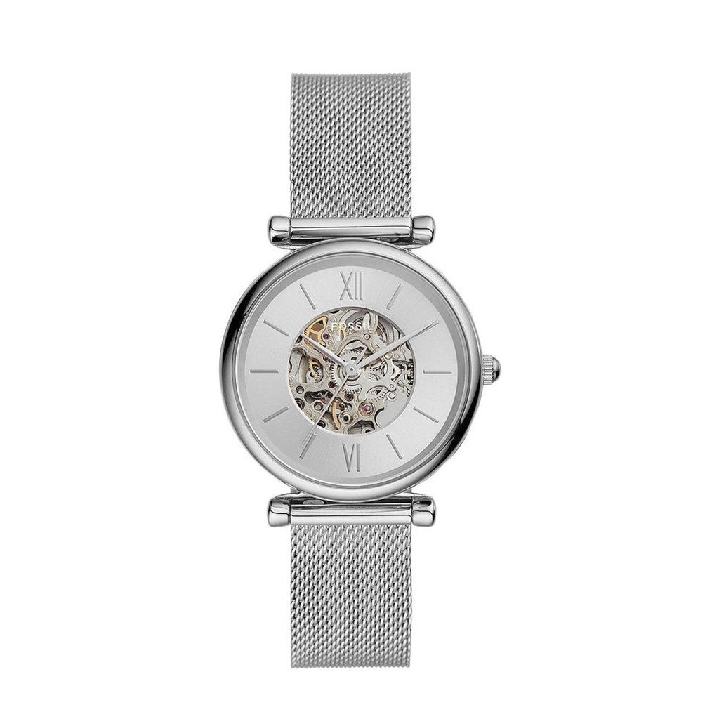 Fossil horloge ME3176 Carlie zilverkleurig