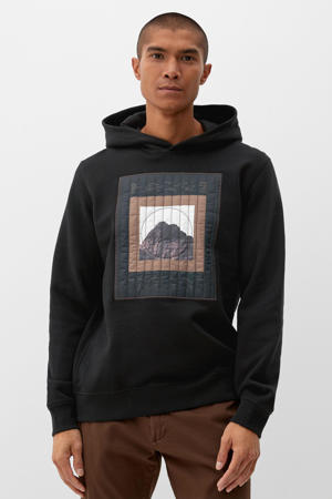 hoodie met printopdruk zwart
