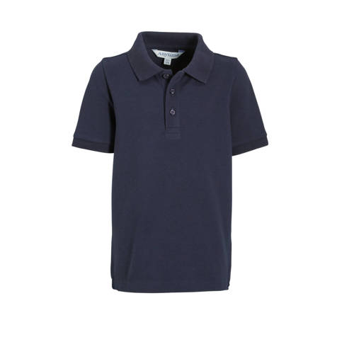 anytime piqué polo donkerblauw afbeelding