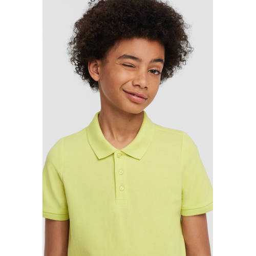 anytime piqué polo lime groen afbeelding