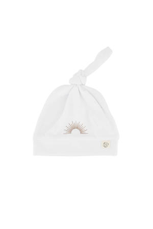 babymuts zonnetje wit