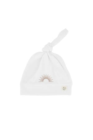 babymuts zonnetje wit
