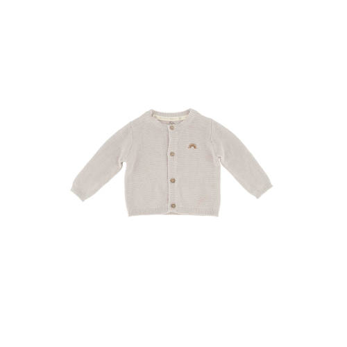 Zusss gebreid babyvestje zand afbeelding