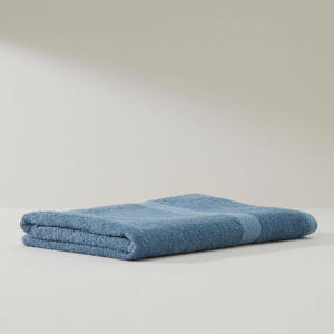 douchelaken basic blauw (140x70 cm)