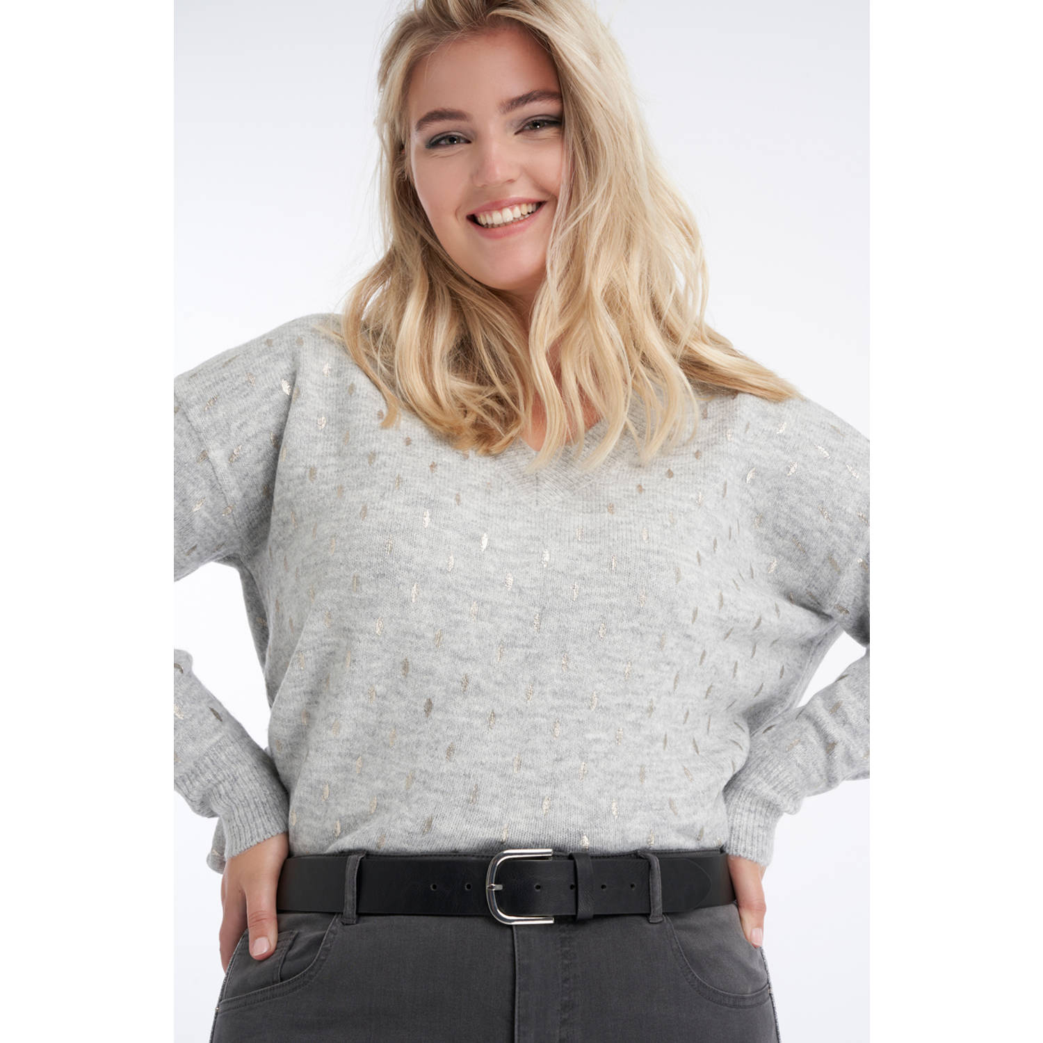 MS Mode Plus Size riem zwart