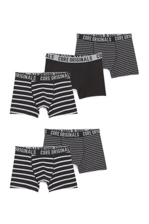   boxershort - set van 5 zwart/wit
