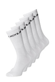 thumbnail: JACK & JONES JUNIOR sokken JACBASIC - set van 5 wit