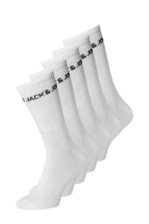 sokken JACBASIC - wit (set van 5)