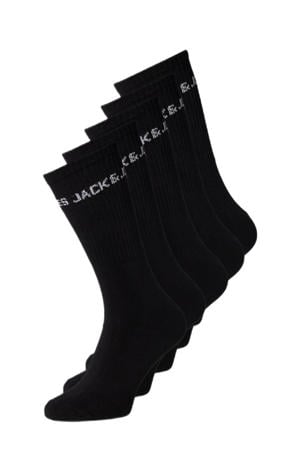 sokken JACBASIC - set van 5 zwart