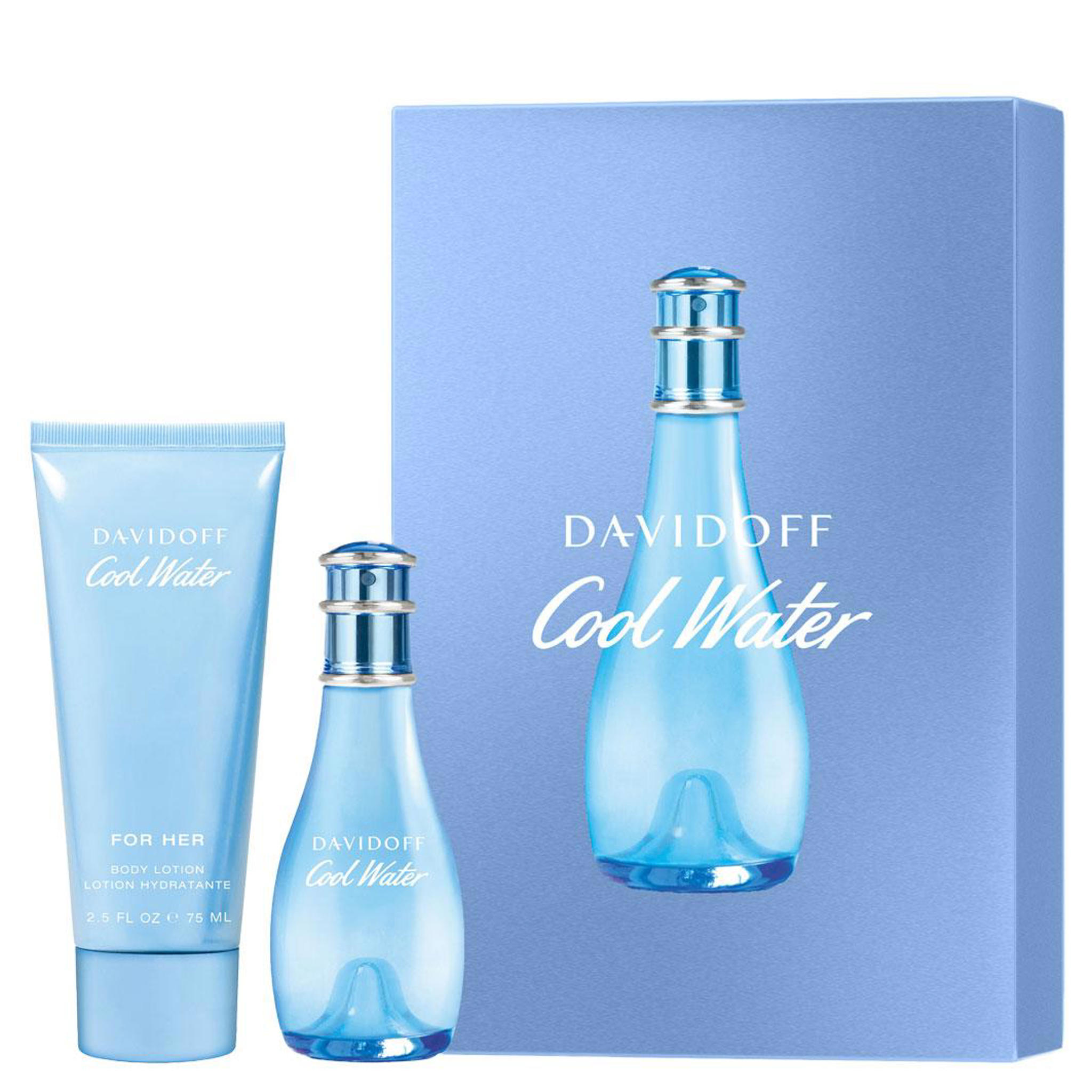 Davidoff Cool Water Woman eau de toilette 30 ml + bodylotion 75 ml