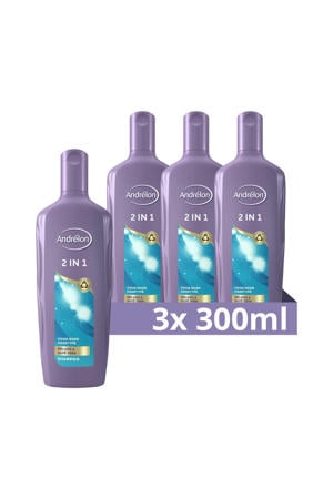 2 in 1 shampoo en conditioner - 3 x 300 ml - voordeelverpakking