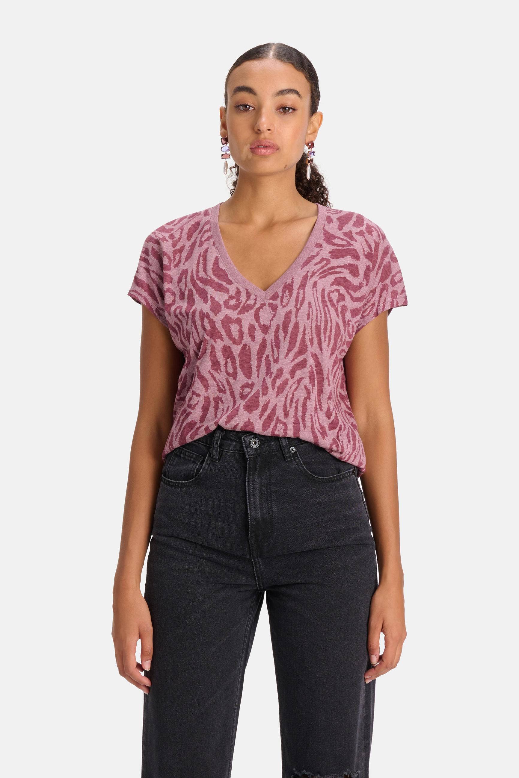 QS by s.Oliver Basic topje roze casual uitstraling Mode Tops Basic topjes 