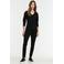 TQ-Amsterdam slim fit broek Zoe van travelstof zwart