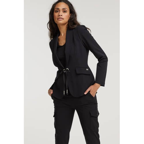 TQ-Amsterdam blazer Ingrid van travelstof zwart afbeelding