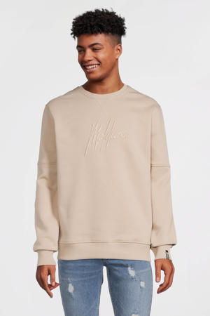 sweater met borduursels 120 beige