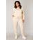 Base Level Curvy slim fit joggingbroek Yoanna beige