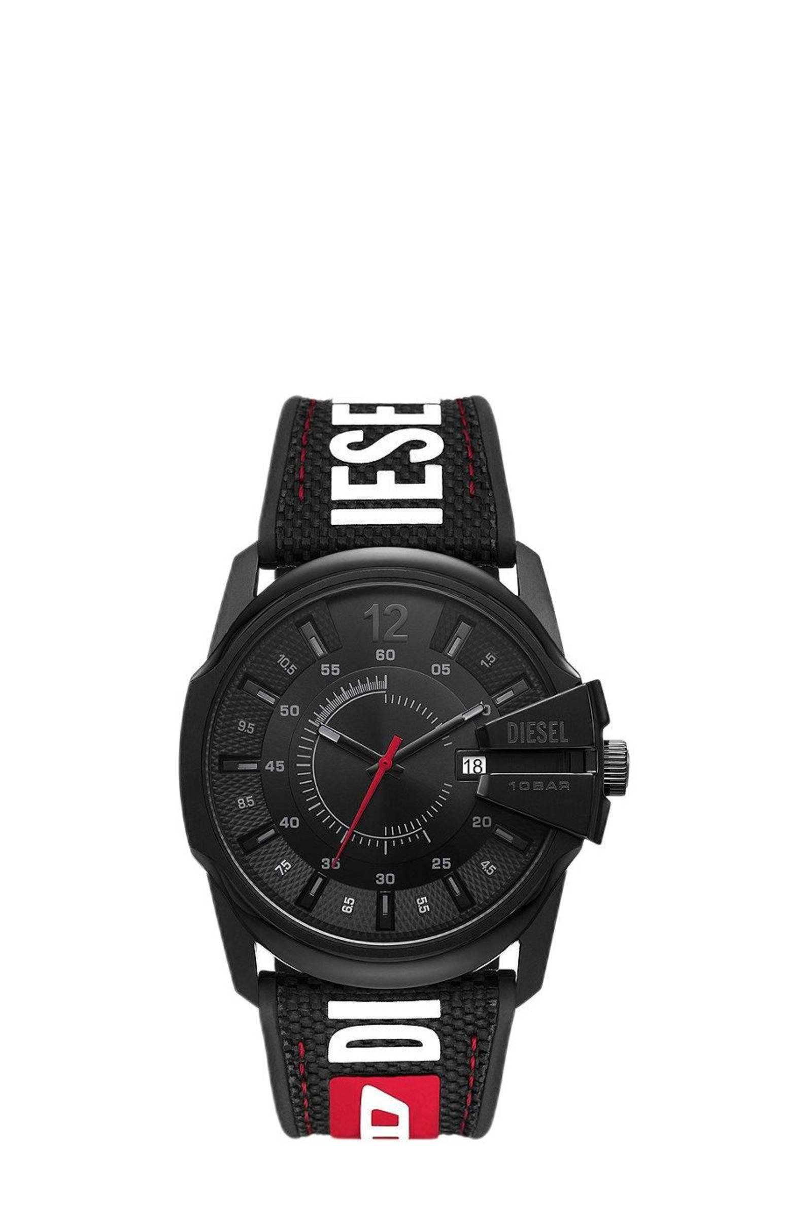 Diesel horloge DZ2160 Master Chief zwart | wehkamp