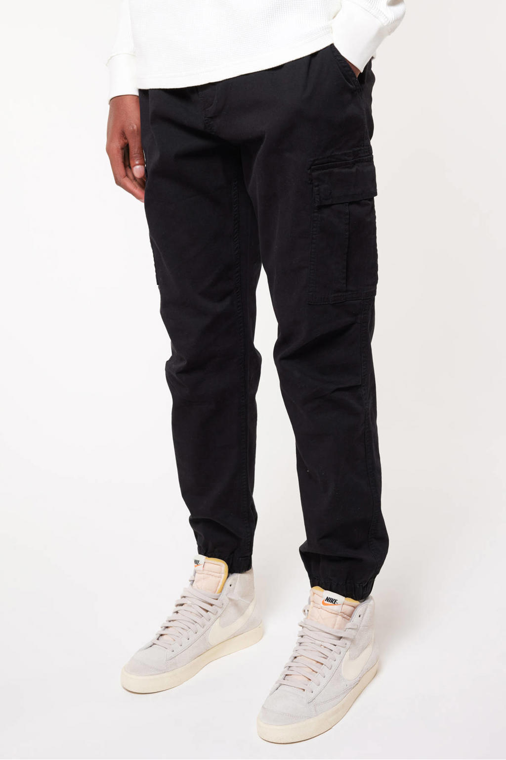 America Today regular fit cargo broek Pharrell  black
