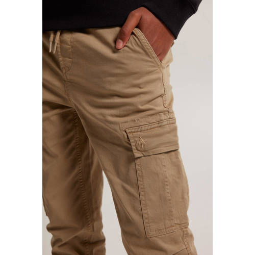 America Today slim fit cargobroek Pharrel JR zand afbeelding
