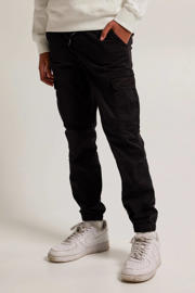 thumbnail: America Today slim fit cargobroek Pharrel JR zwart