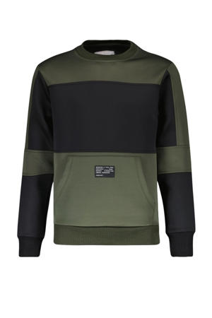 sweater Spence CB groen/zwart