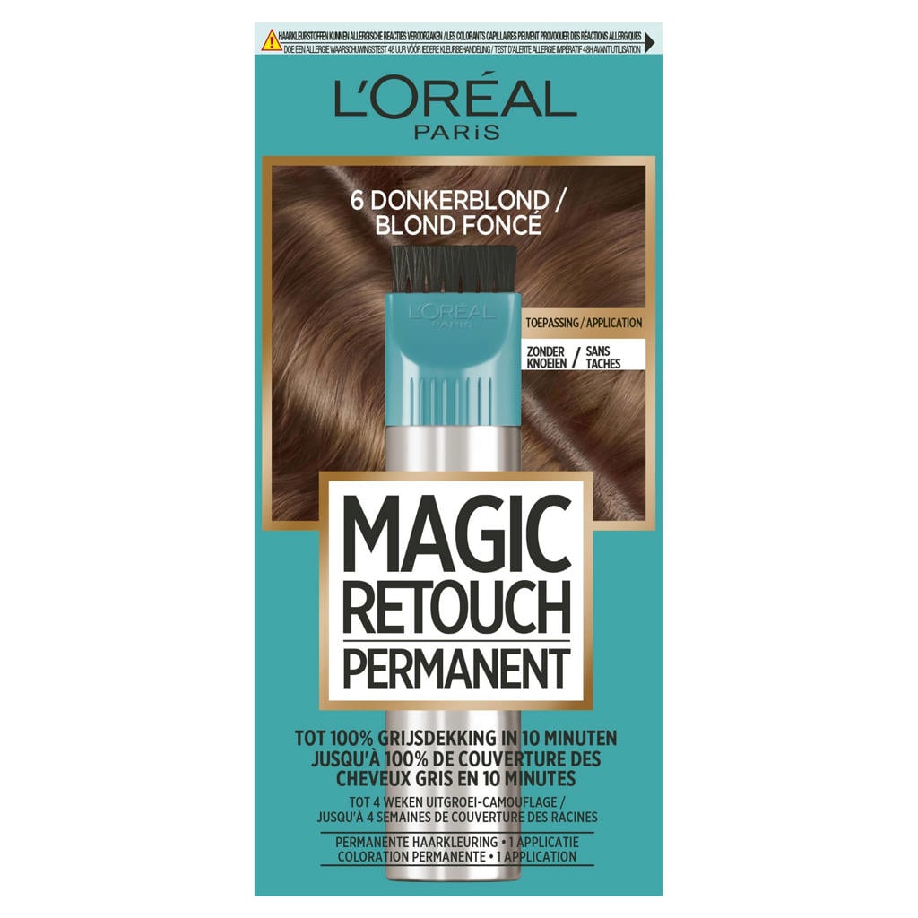 L'Oréal Paris Magic Retouch Permanent uitgroeiverf - 6 donkerblond