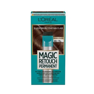 Wehkamp L'Oréal Paris Magic Retouch permanente haarkleuring - 5 lichtbruin aanbieding