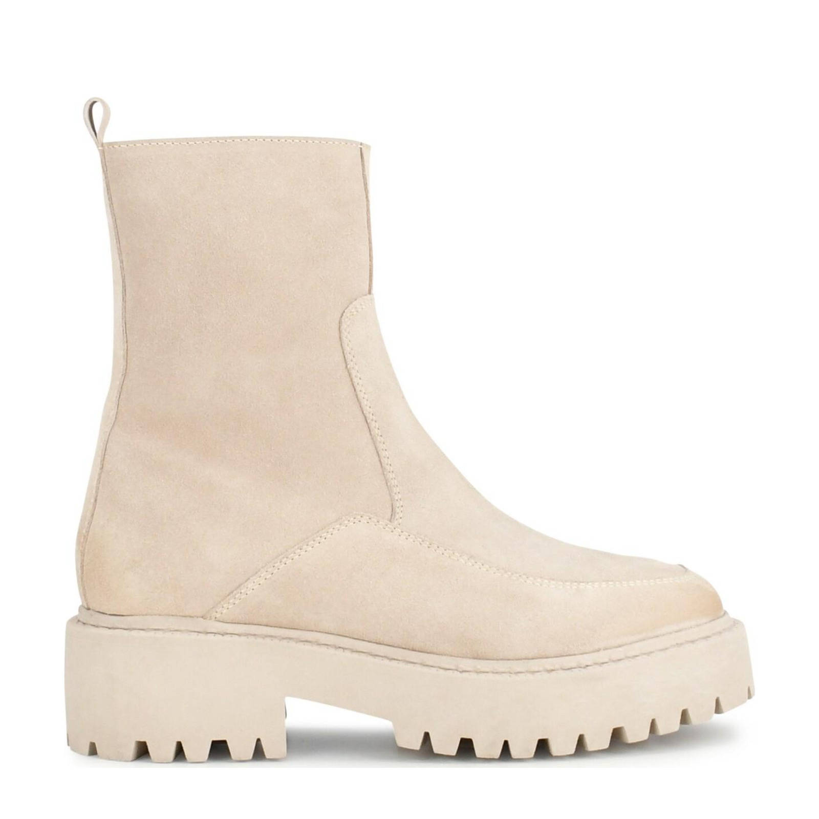 PS Poelman suede laarzen zand | wehkamp