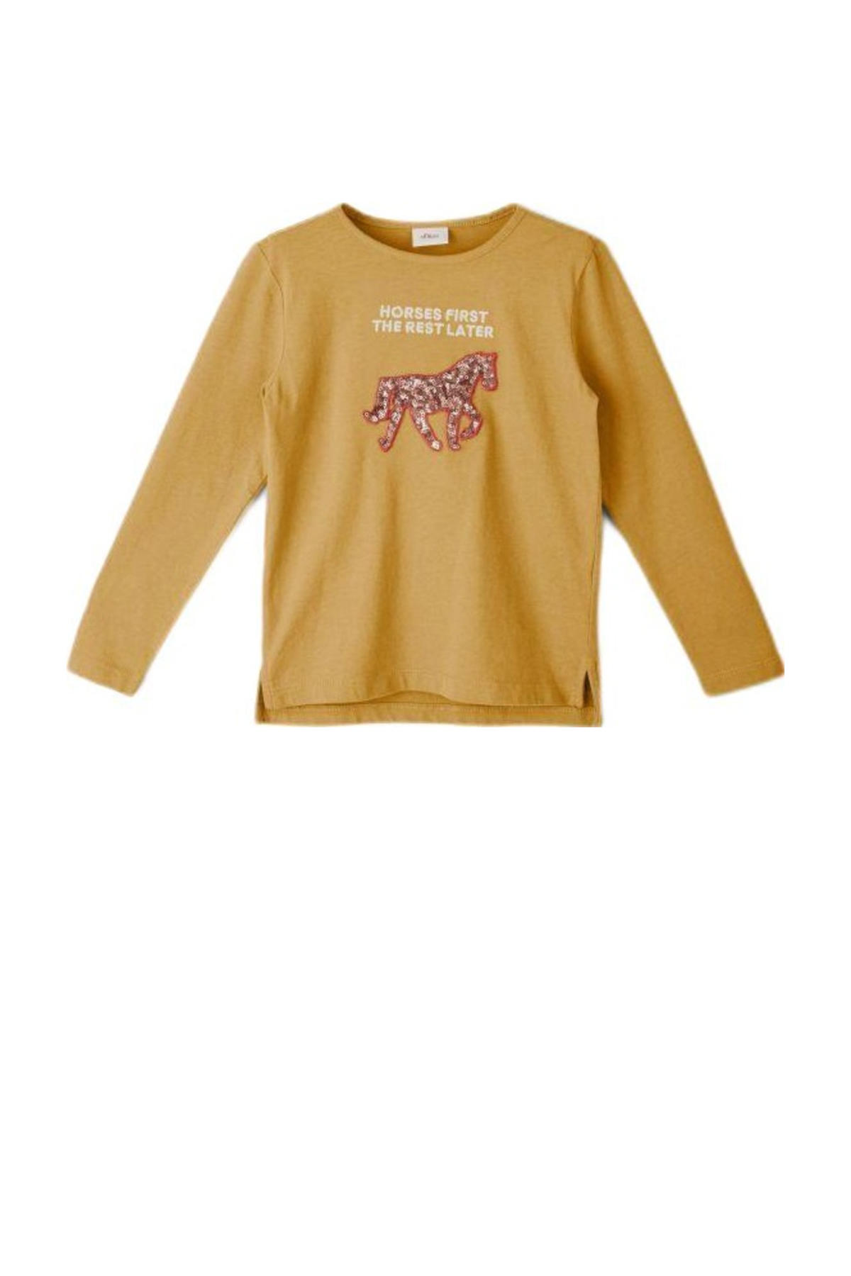 s.Oliver longsleeve met logo paars s.Oliver longsleeve met logo paars