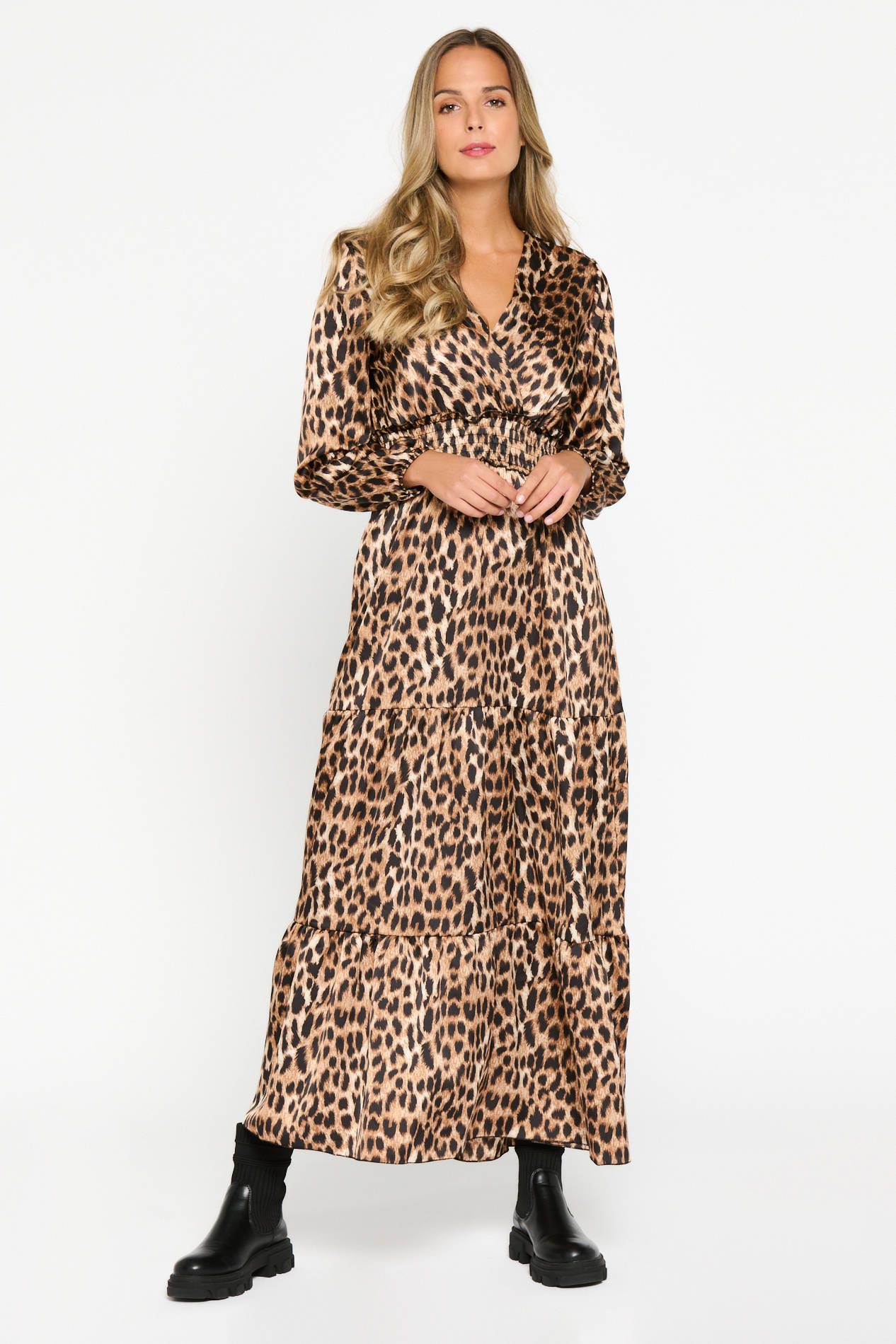 Morgan Maxi-jurk luipaardprint feest stijl Mode Jurken Maxi-jurken 