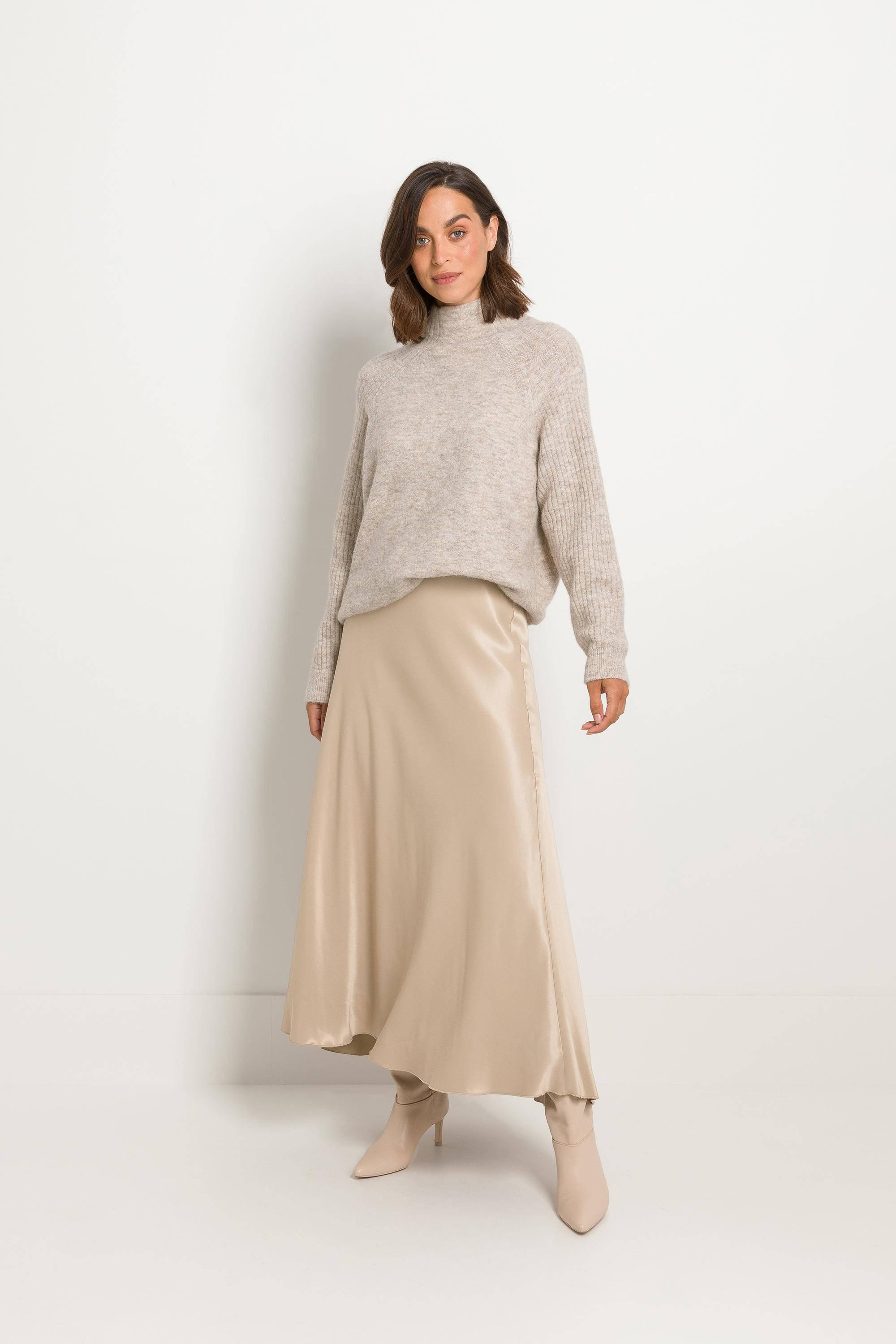 Maxi rok satijn new arrivals