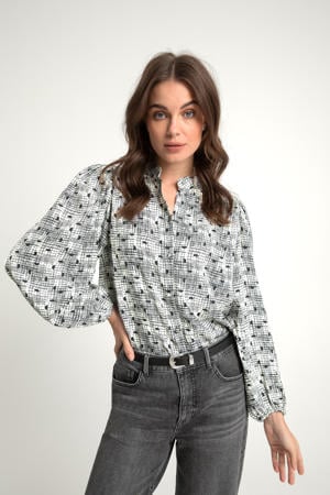 blouse met grafische print 