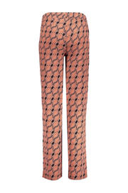 thumbnail: Geisha loose fit broek met all over print zwart