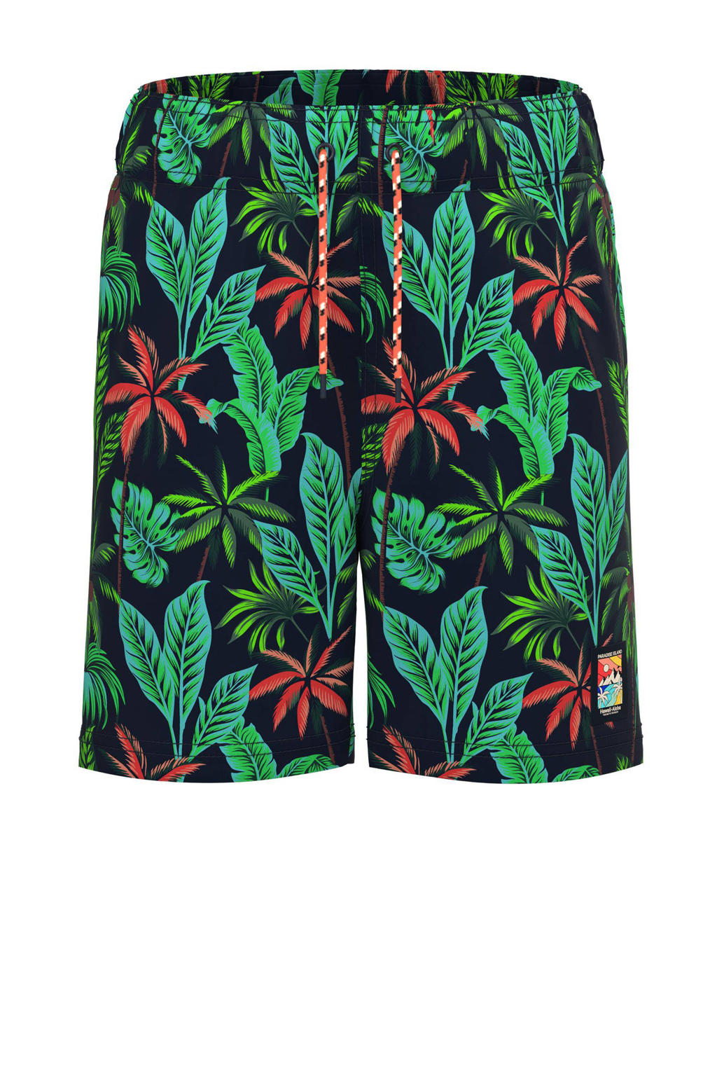 NAME IT KIDS zwemshort NKMZOCCAS donkerblauw/groen