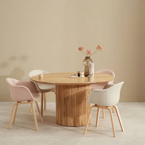 Wehkamp NOUS Living eetkamertafel Jaime (⌀140 cm) aanbieding