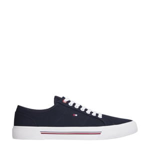   canvas sneakers donkerblauw