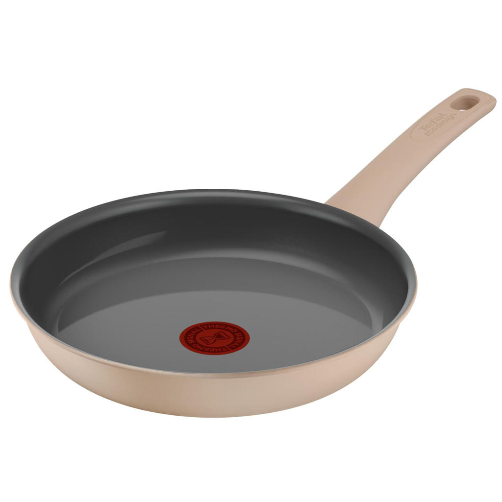 Tefal aluminium koekenpan Revive voor 3 personen Ø24 cm - beige