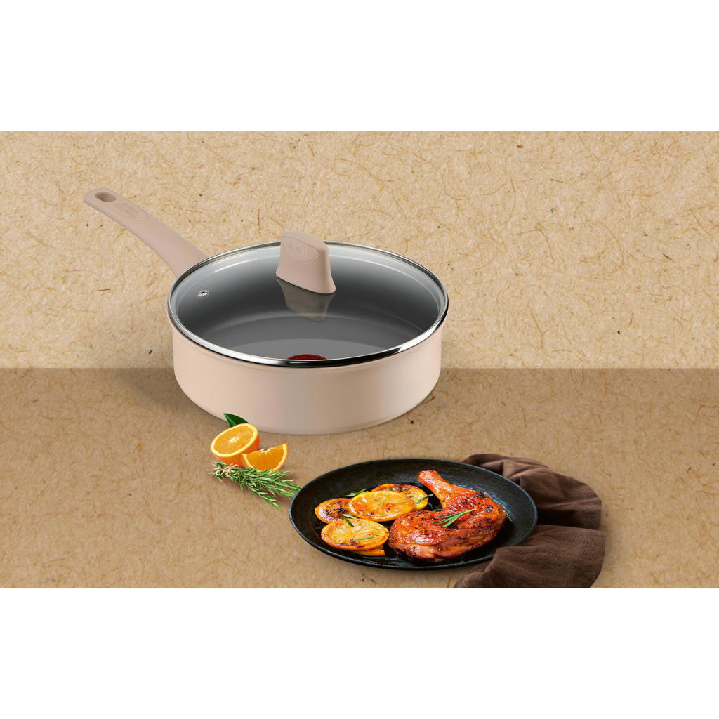 Tefal hapjespan met deksel 24cm aanbieding bij ALDI