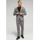 WE Fashion gemêleerd slim fit colbert light grey melange