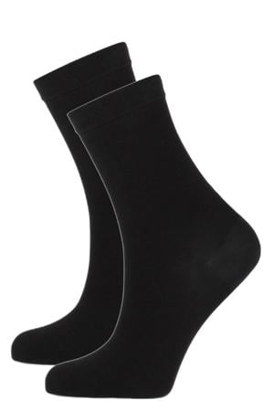 sokken Ultra Fine - zwart (set van 2)