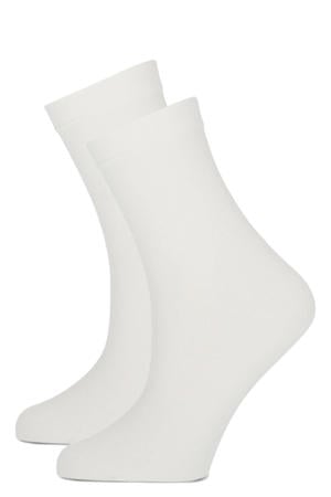 sokken Ultra Fine - wit (set van 2)