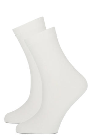 sokken Ultra Fine - wit (set van 2)